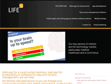 Tablet Screenshot of lifeappslab.com